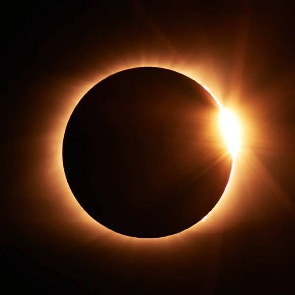 Eclipse solar total muda luminosidade do céu