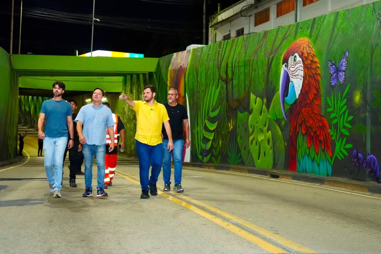 Recuperação de viadutos busca valorizar espaços urbanos de Manaus
